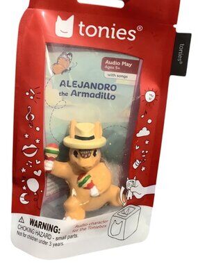 Alejanoro The Armadillo Tonies Audio Play With Songs Figurine For Toniebox